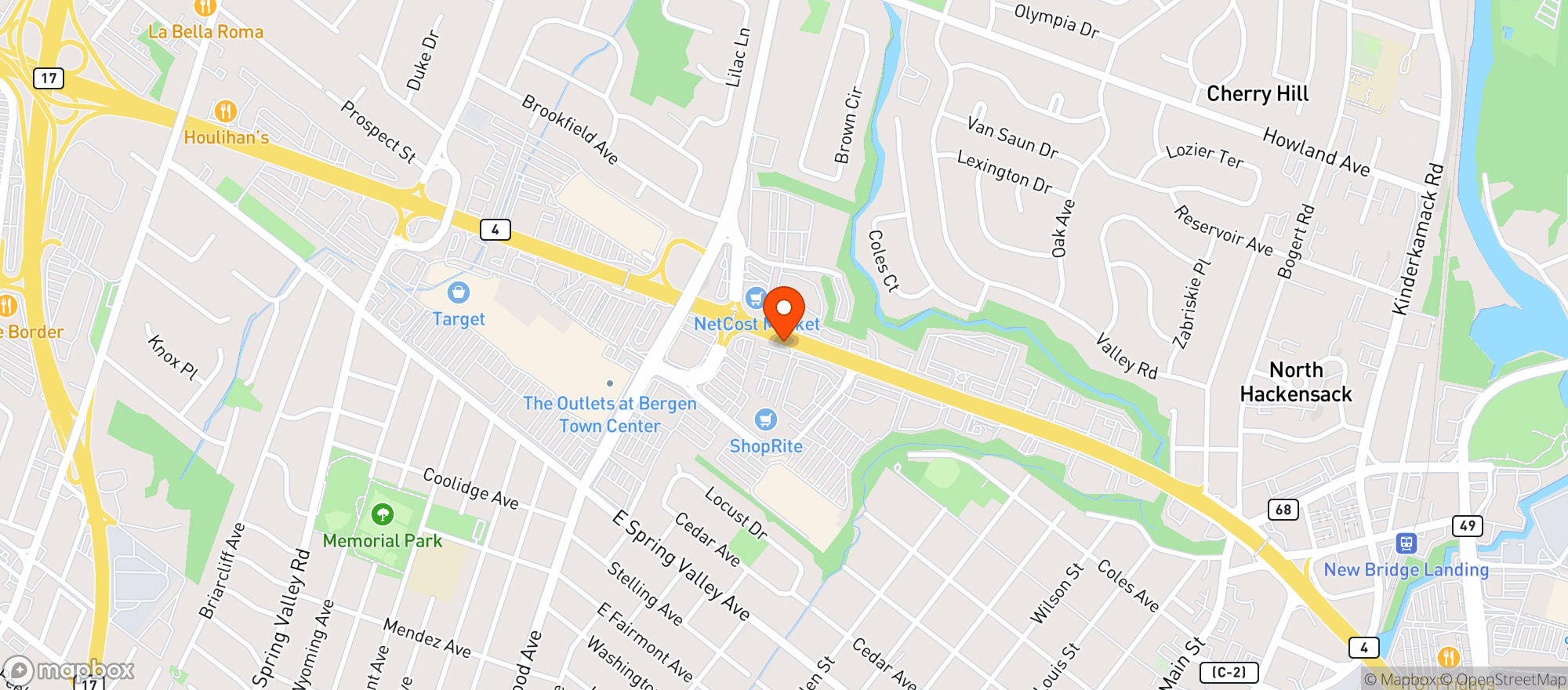 Map showing Shoprite Liquors #881