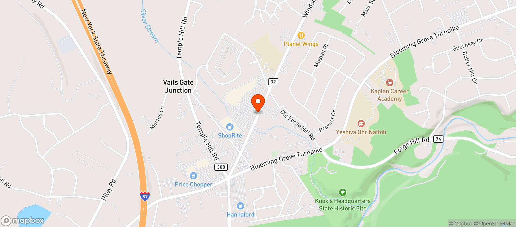 Map showing Shoprite