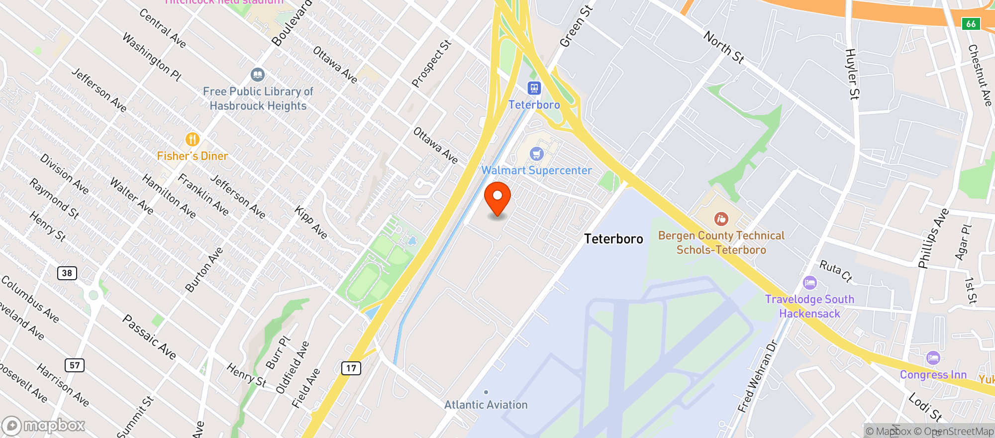 Map showing Nb Liquors