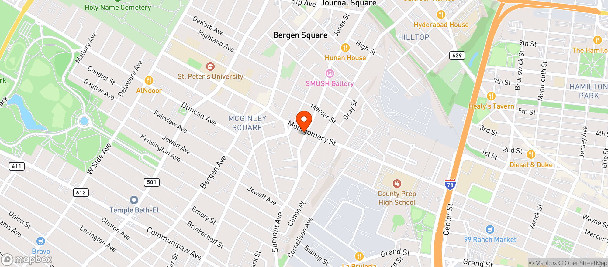 Map showing Pastore S