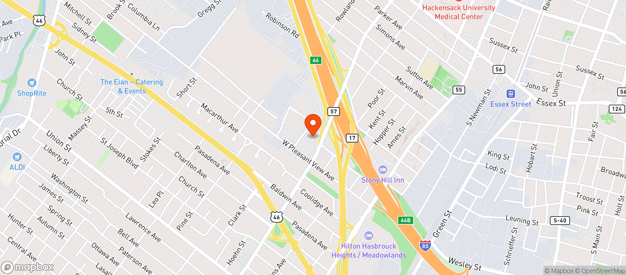 Map showing Gnc - 3530 - Summit Plaza