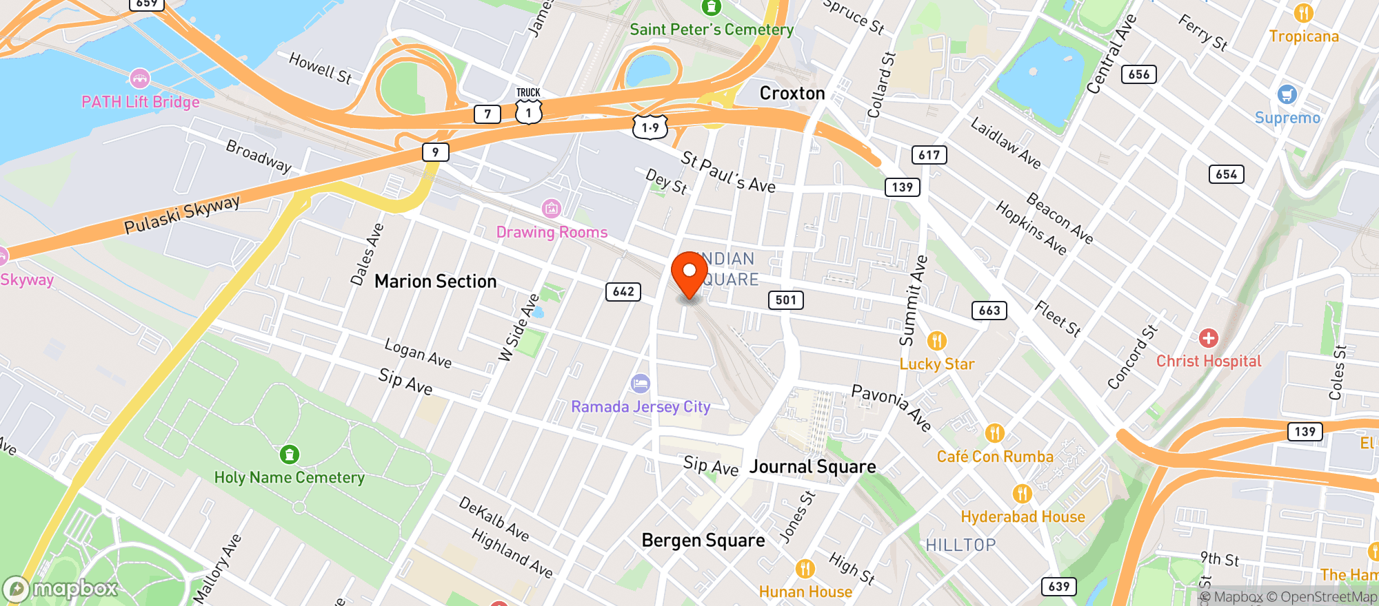 Map showing Aivan Liquors