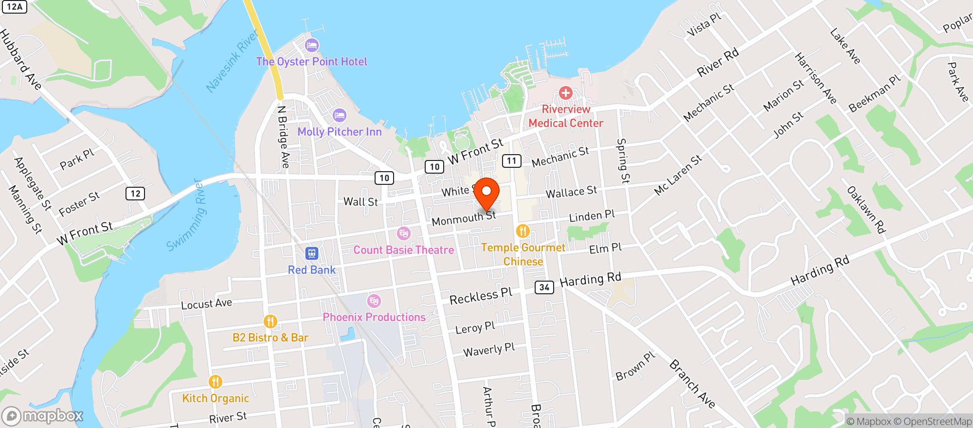 Map showing The Dublin House