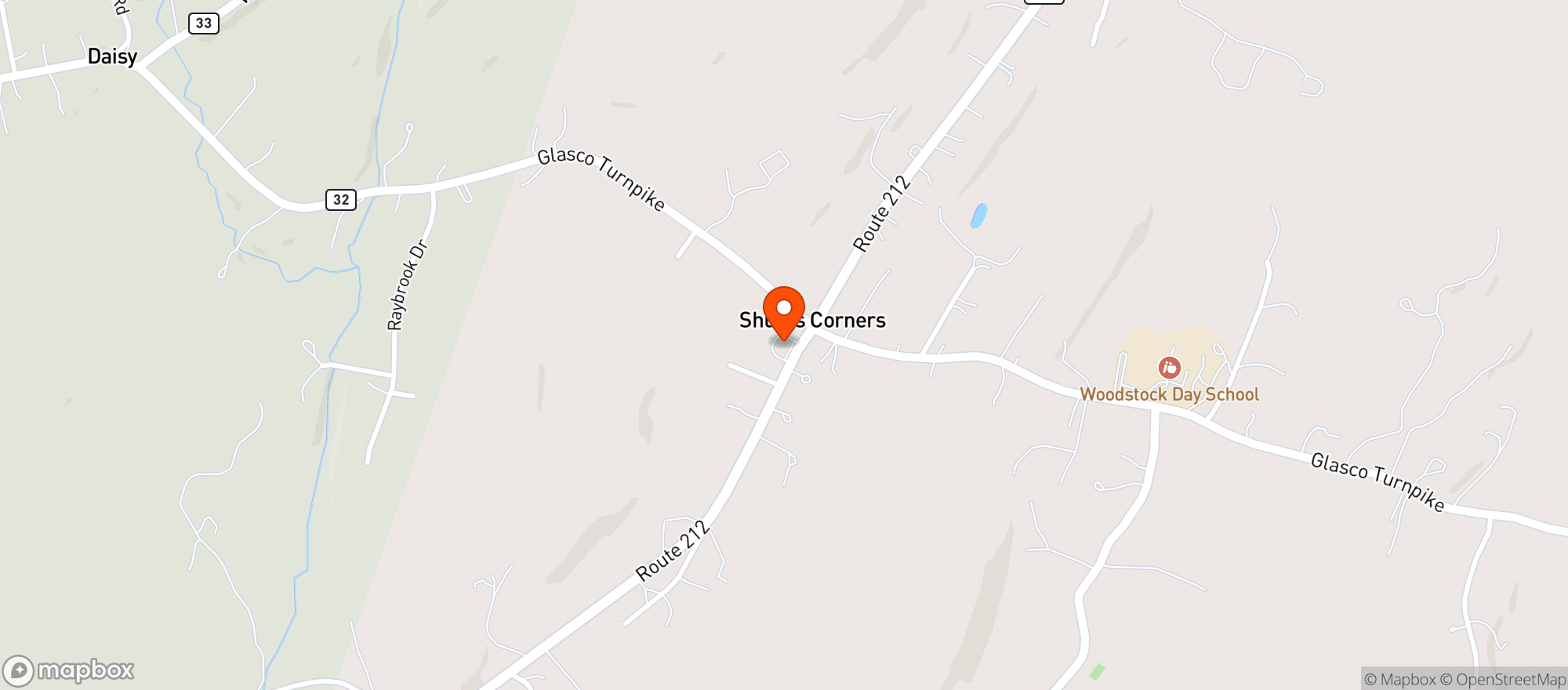 Map showing The Red Onion