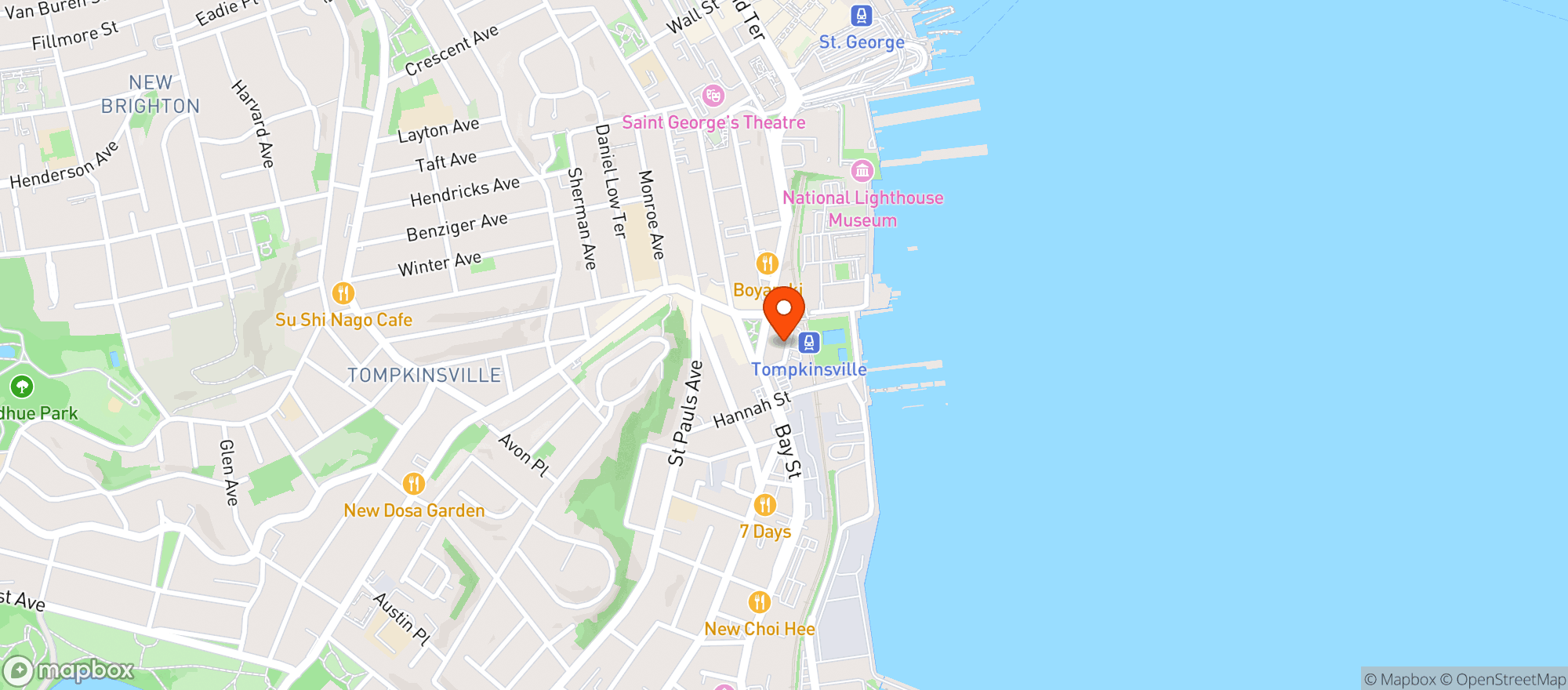 Map showing Raval Steakhouse