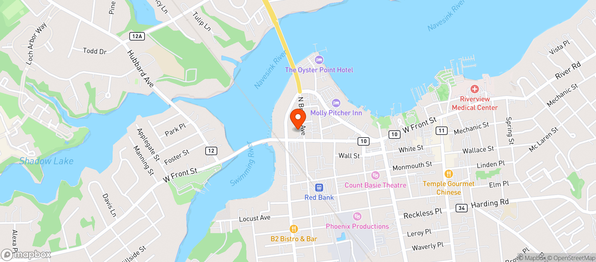 Map showing Crates Beverages
