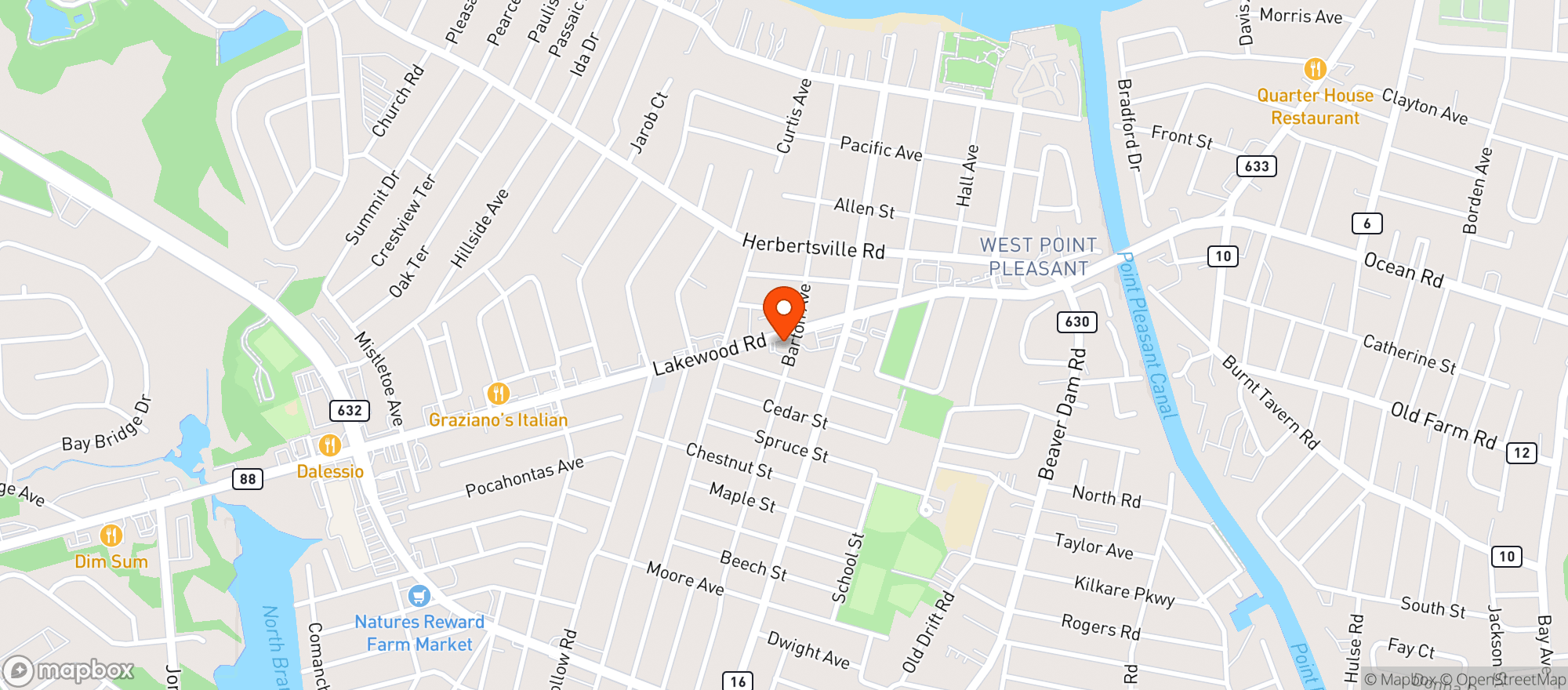 Map showing Idle Hour