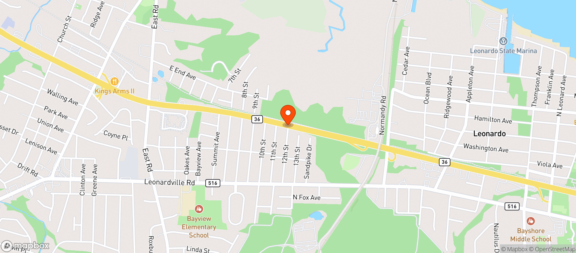 Map showing Shoprite #623