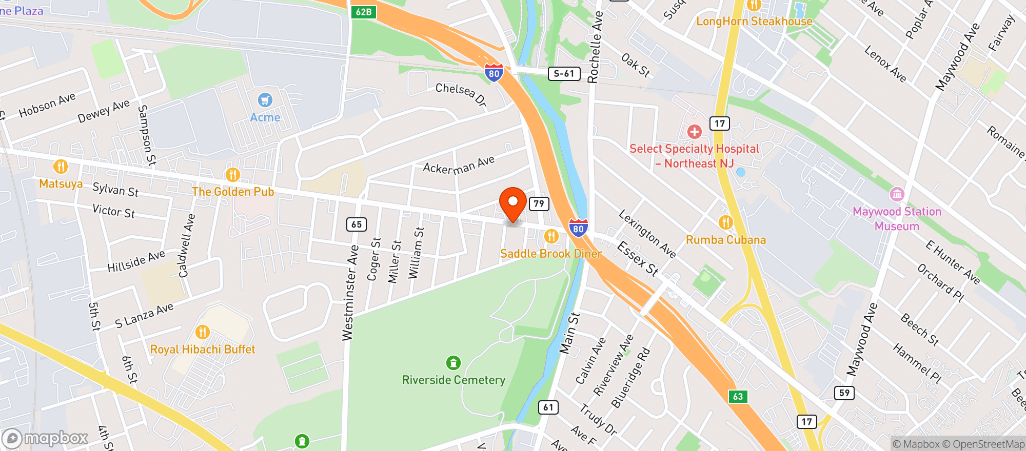Map showing USA WINE TRADERS CLUB