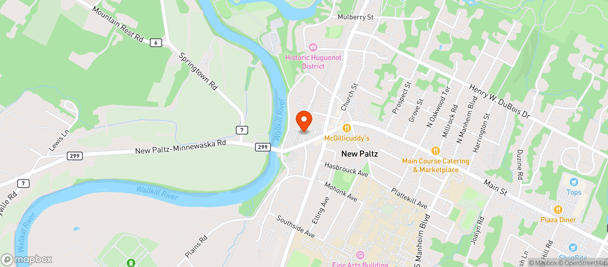 Map showing In Good Taste
