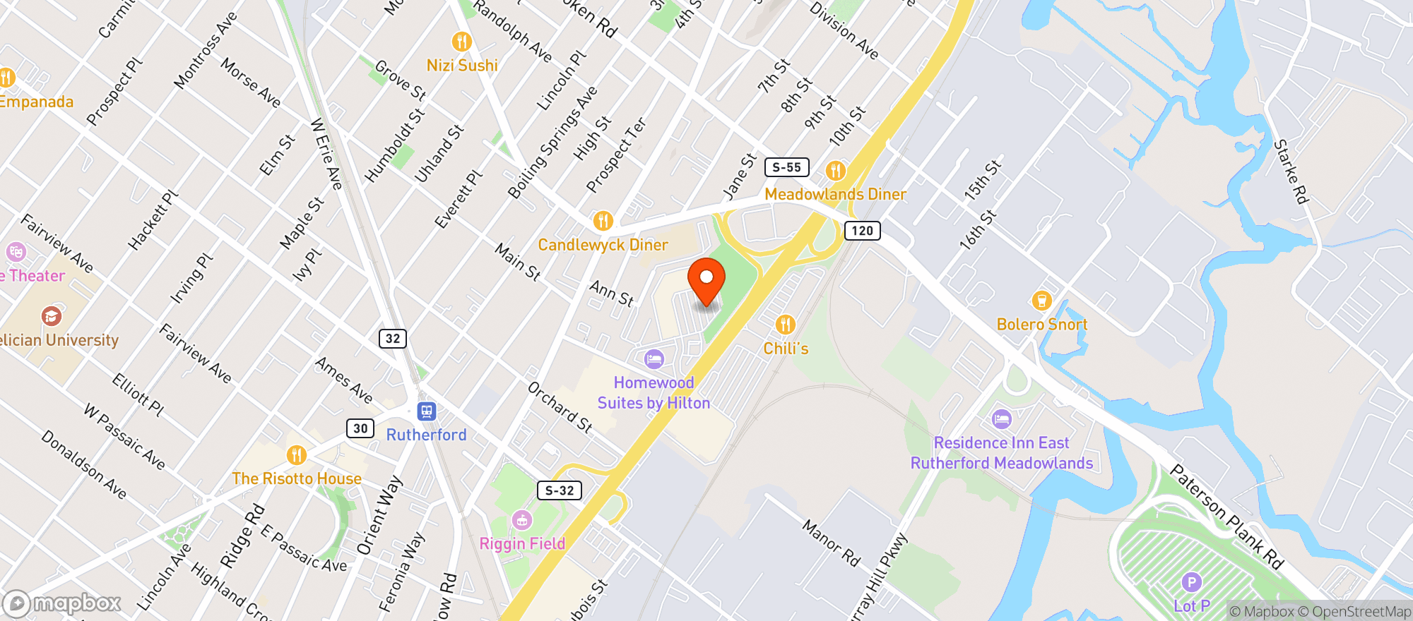 Map showing Metro Wine And Liquors