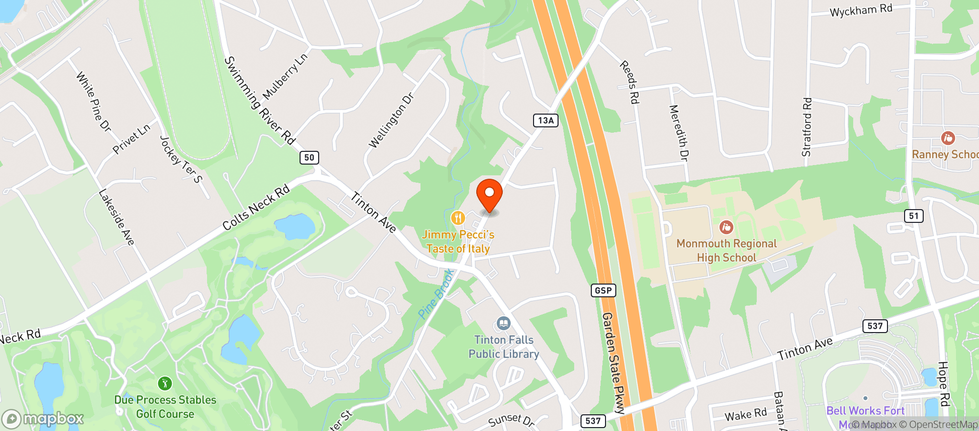 Map showing Local House Kitchen & Bar