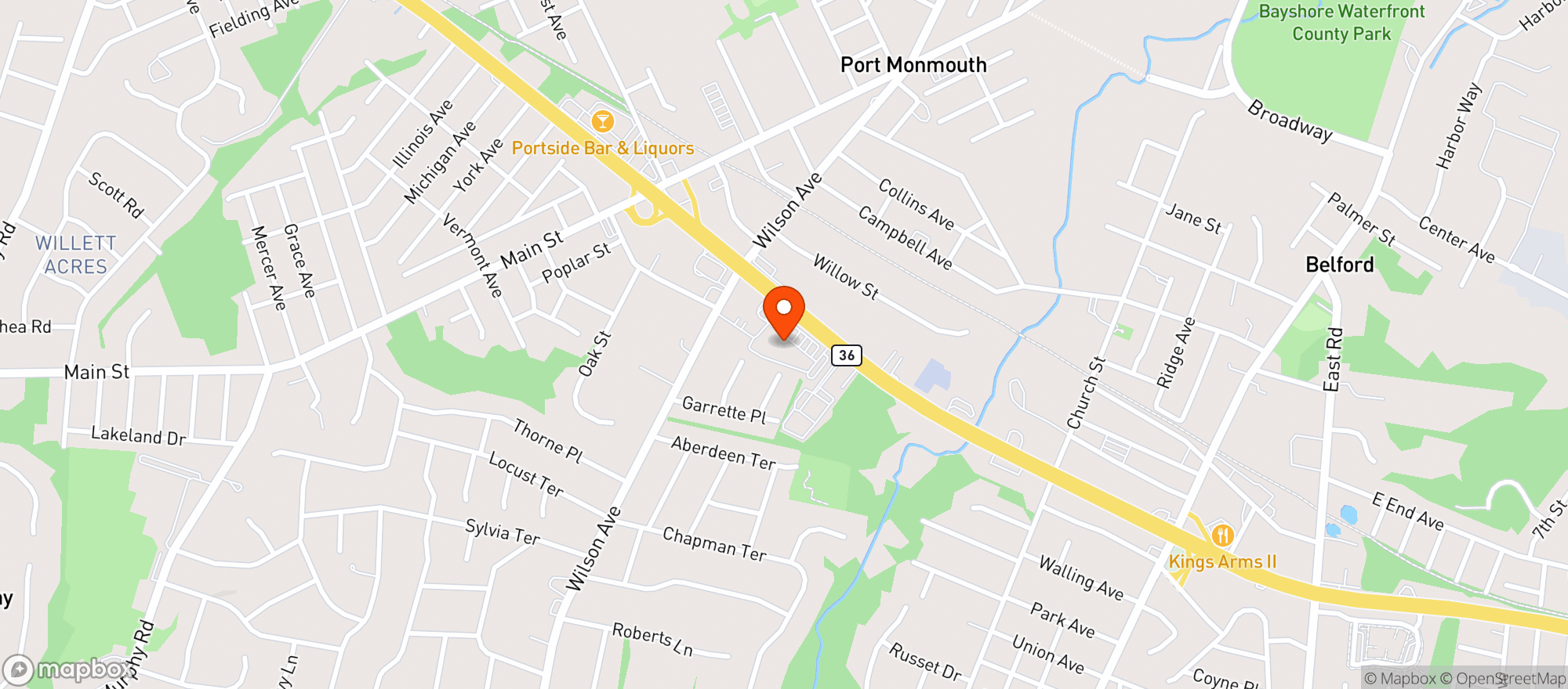 Map showing Super Foodtown