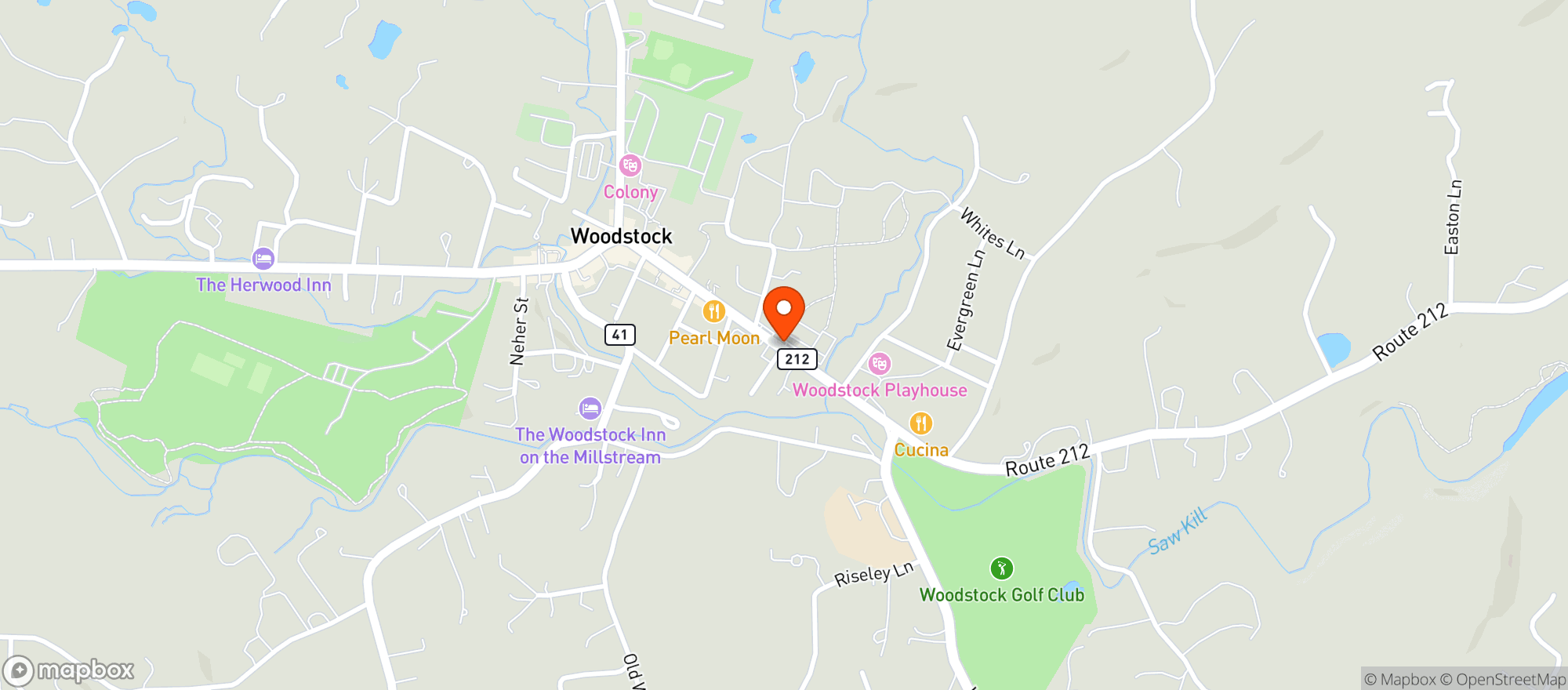 Map showing Sunflower Natural Foods Market