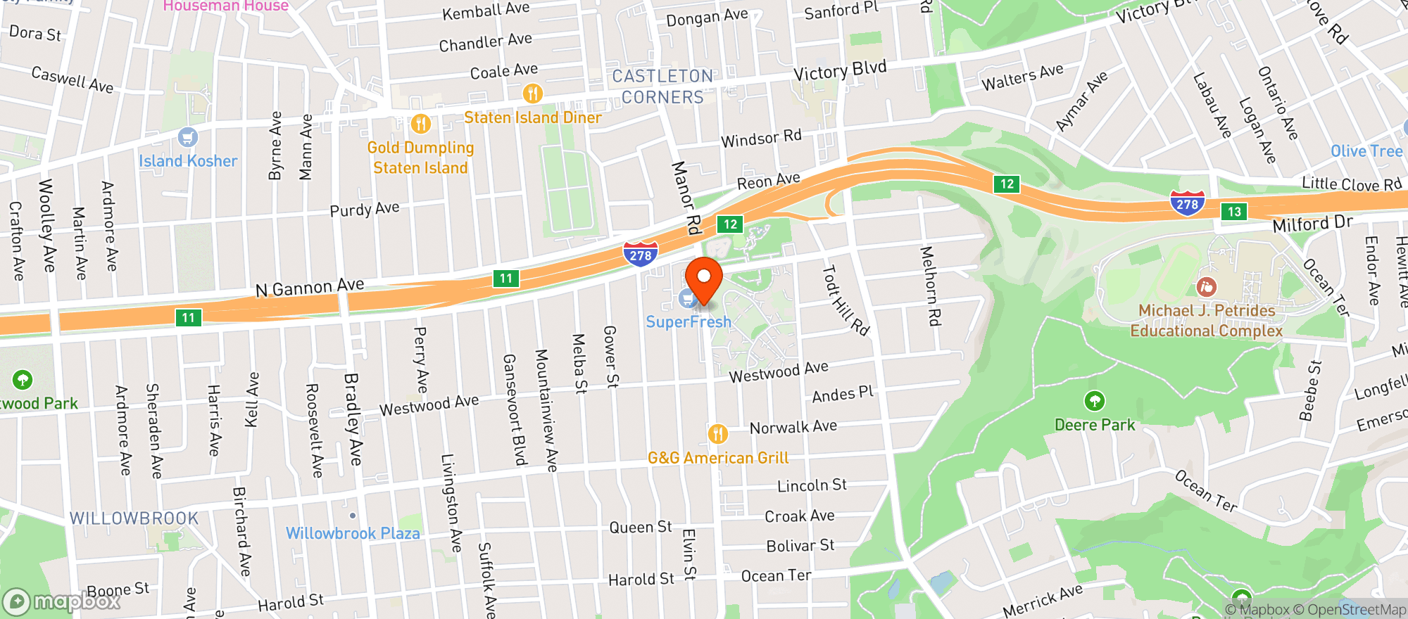 Map showing CVS PHARMACY