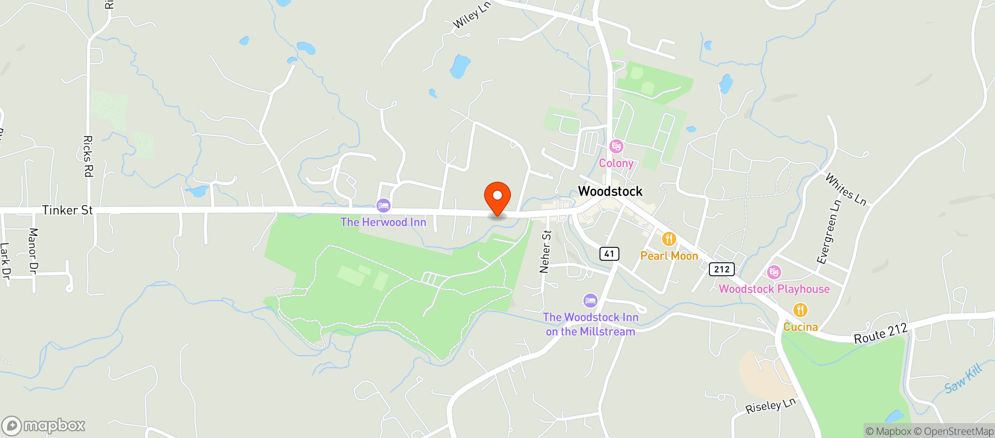 Map showing Station Bar & Curio