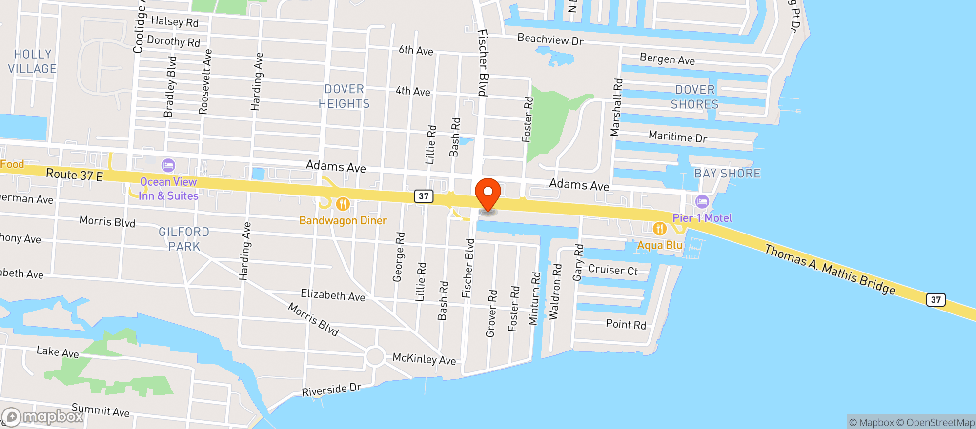 Map showing Cigar Shop