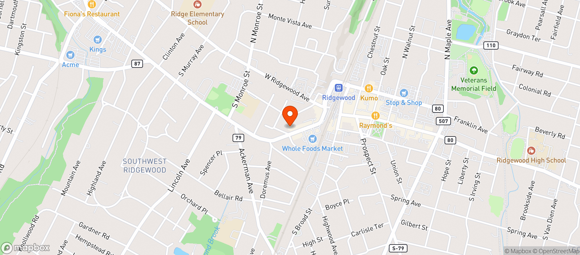 Map showing Quick Stop Wine & Liquor