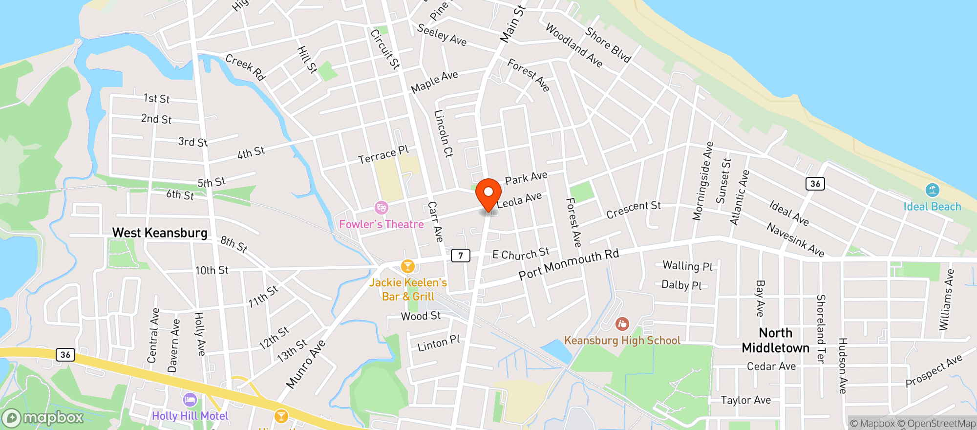 Map showing Us 1 Wine & Liquor