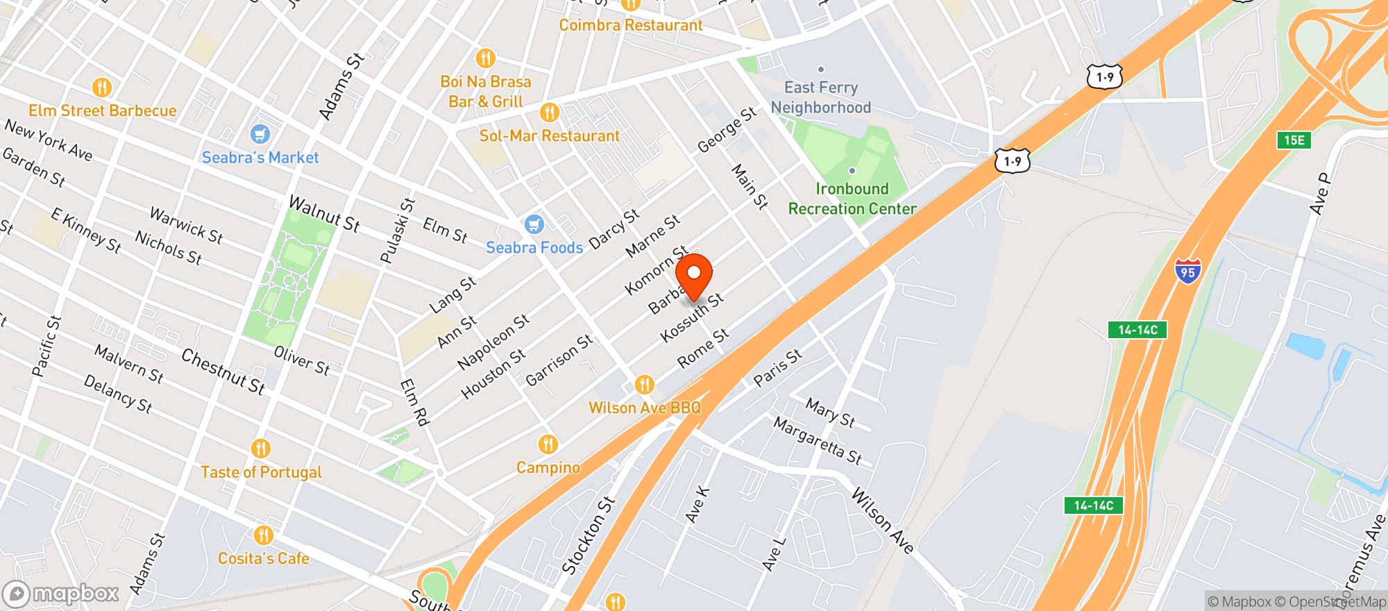Map showing Allegro