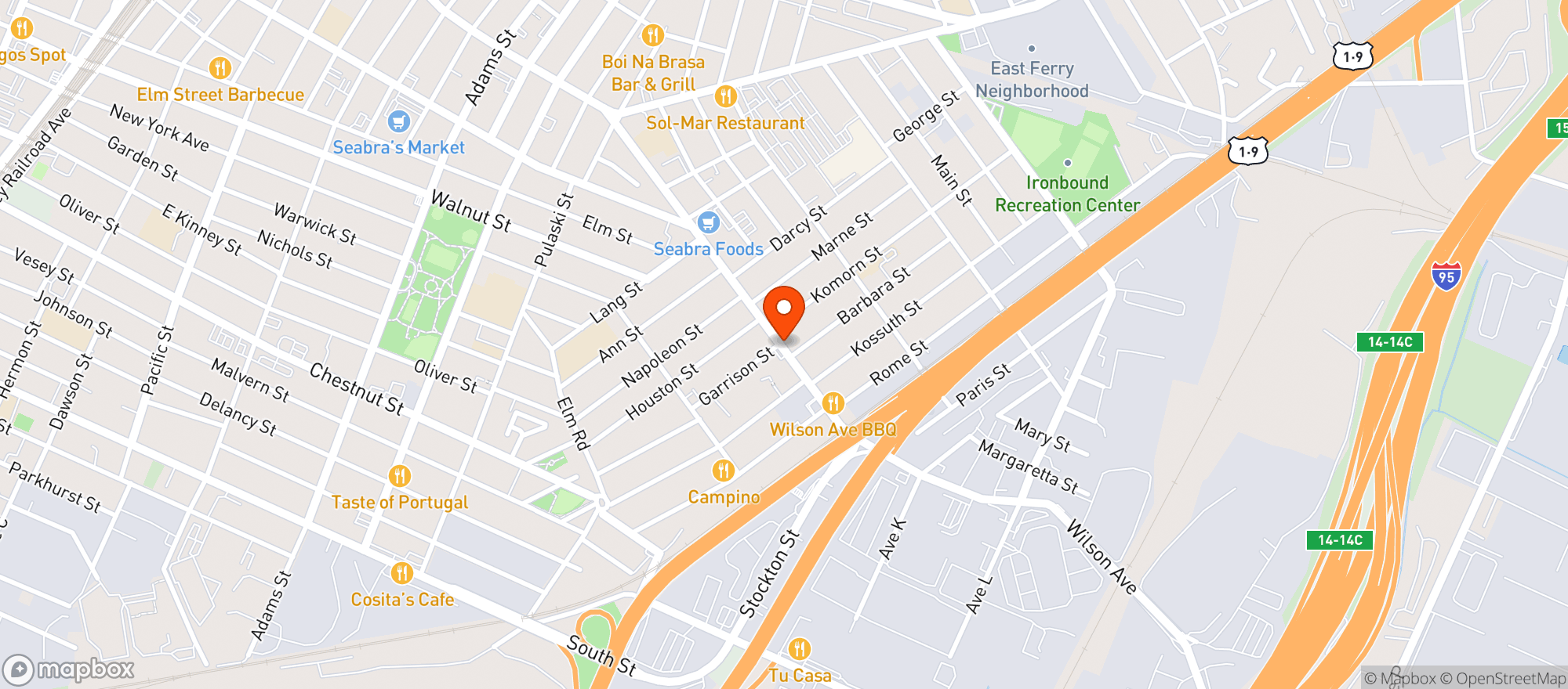 Map showing Fix Bar & Lounge