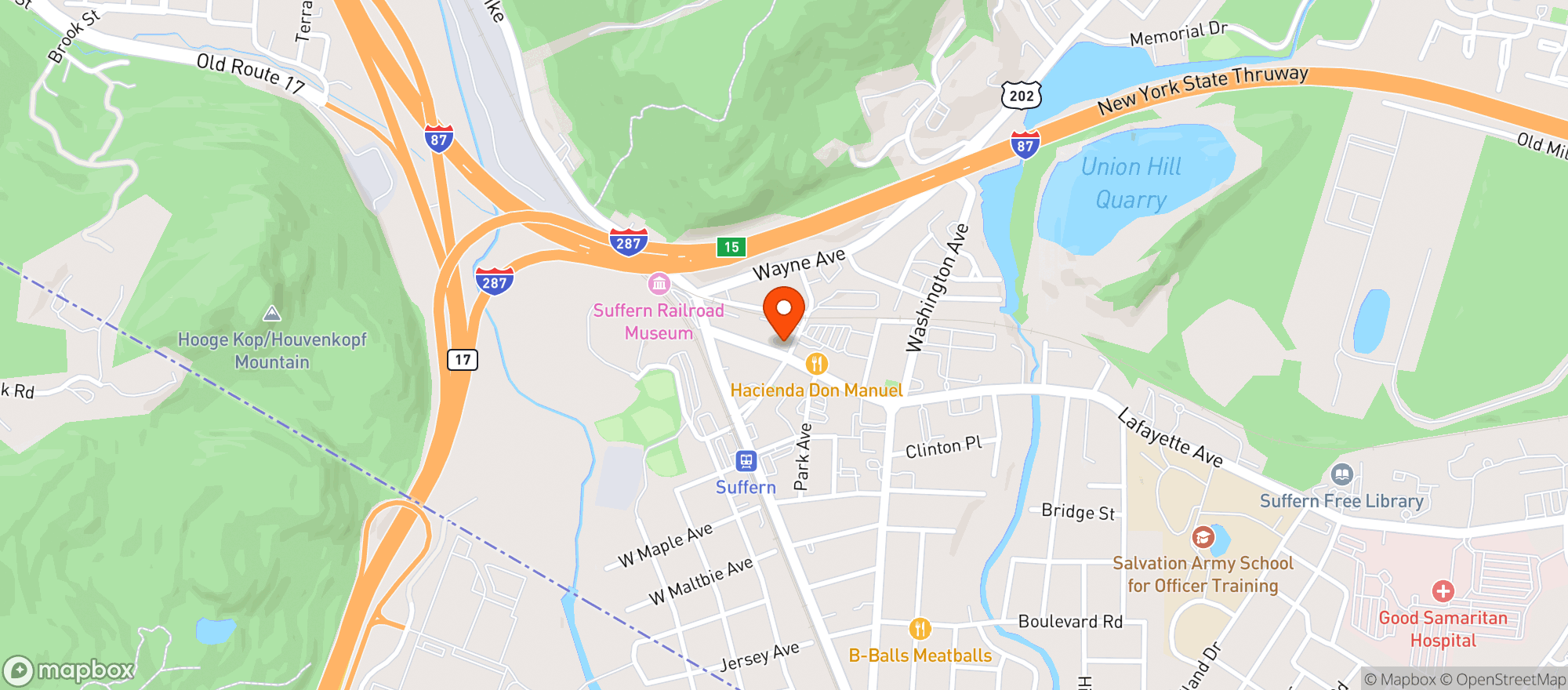 Map showing Lavagna Wine Bar