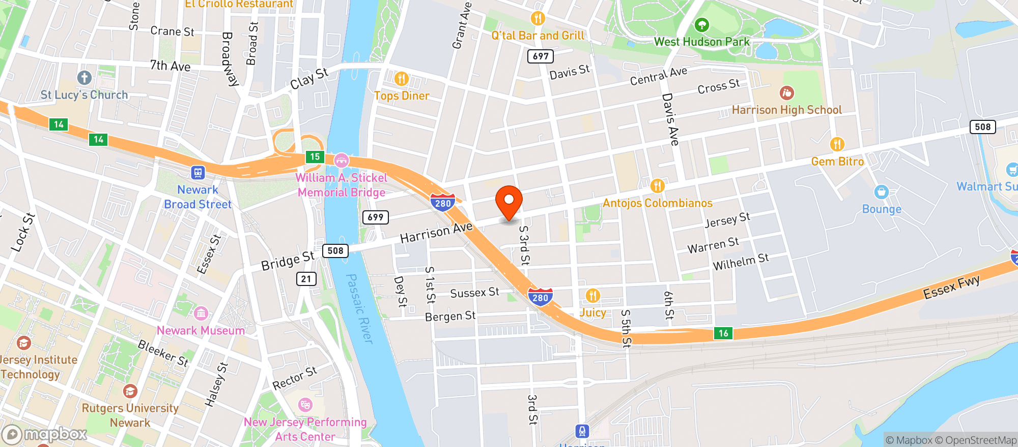 Map showing Odonnells