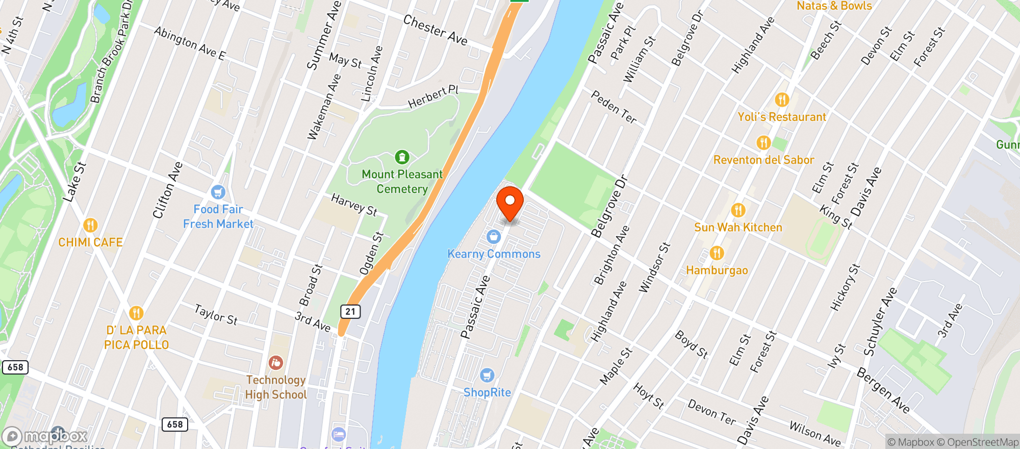 Map showing Shoprite Liquors #756