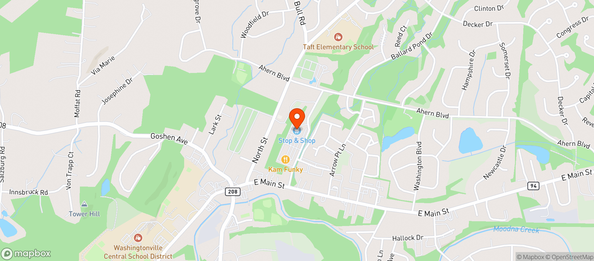Map showing Stop & Shop (60 Brotherhood Plaza Drive)