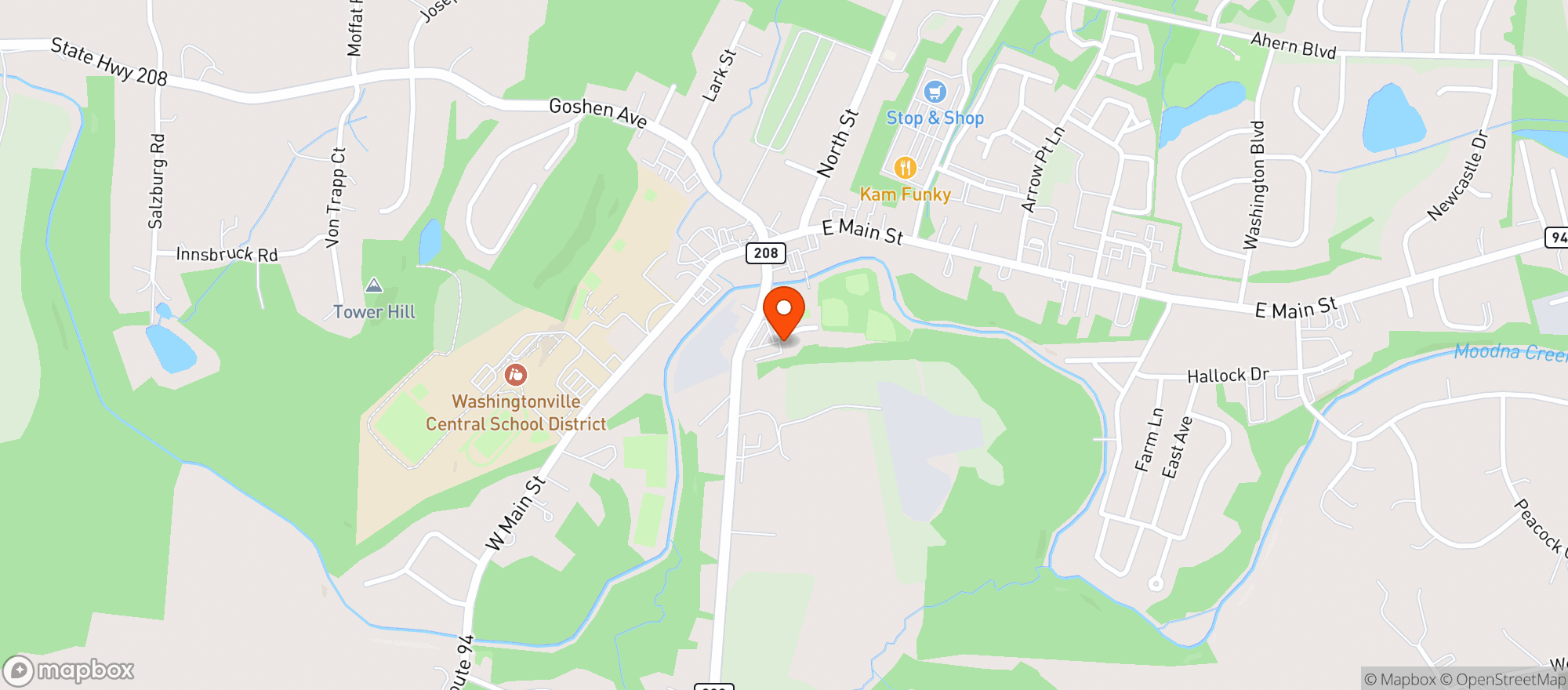 Map showing Newport Beverage