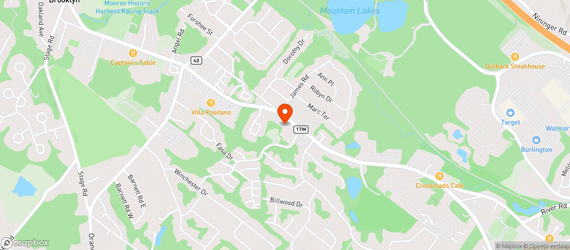 Map showing Apex Brewery