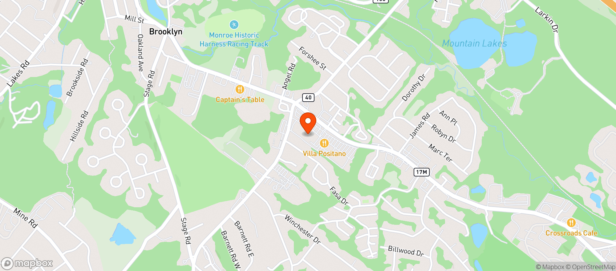 Map showing Stop & Shop