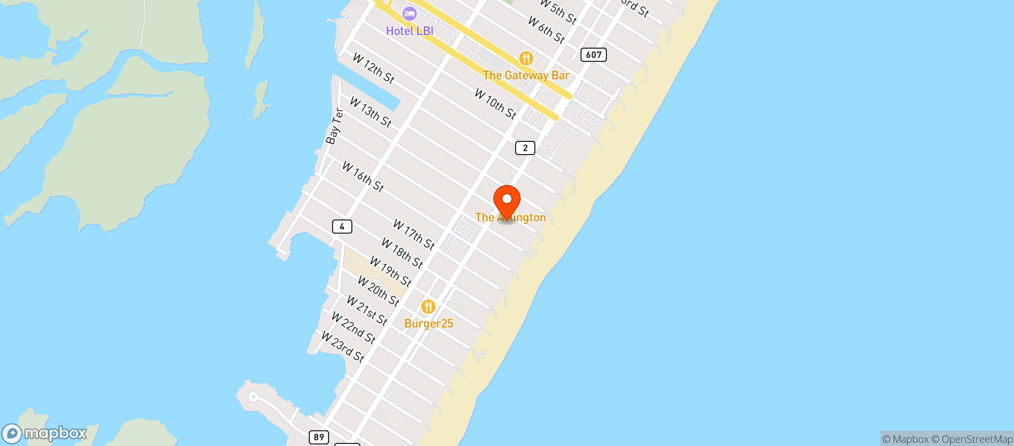 Map showing Shell Liquors