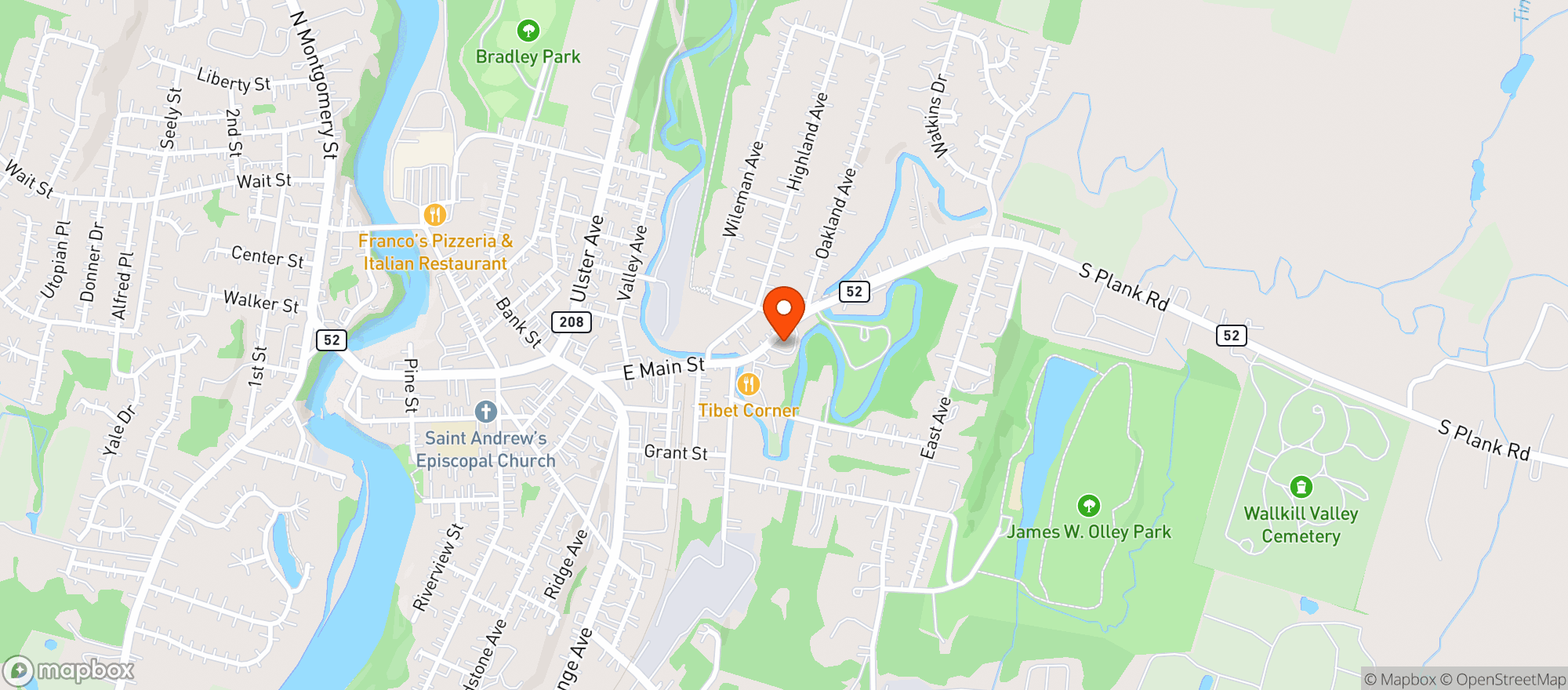 Map showing Jakpot