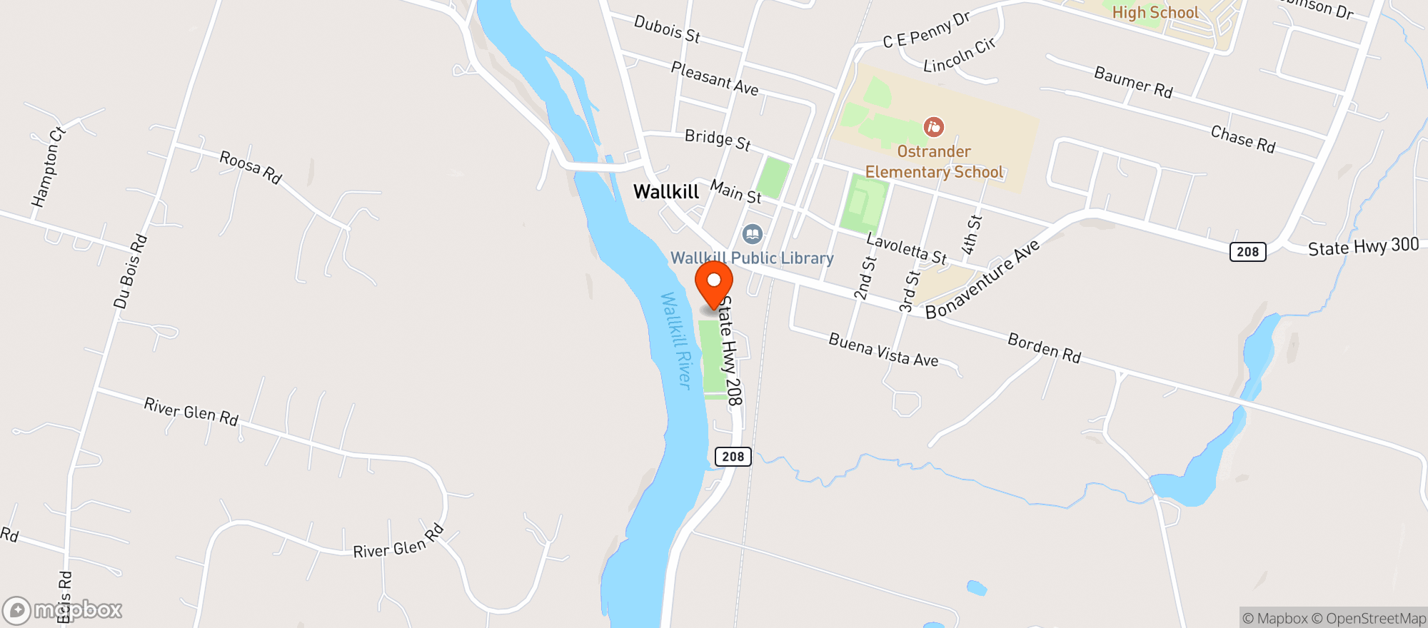Map showing Sunoco