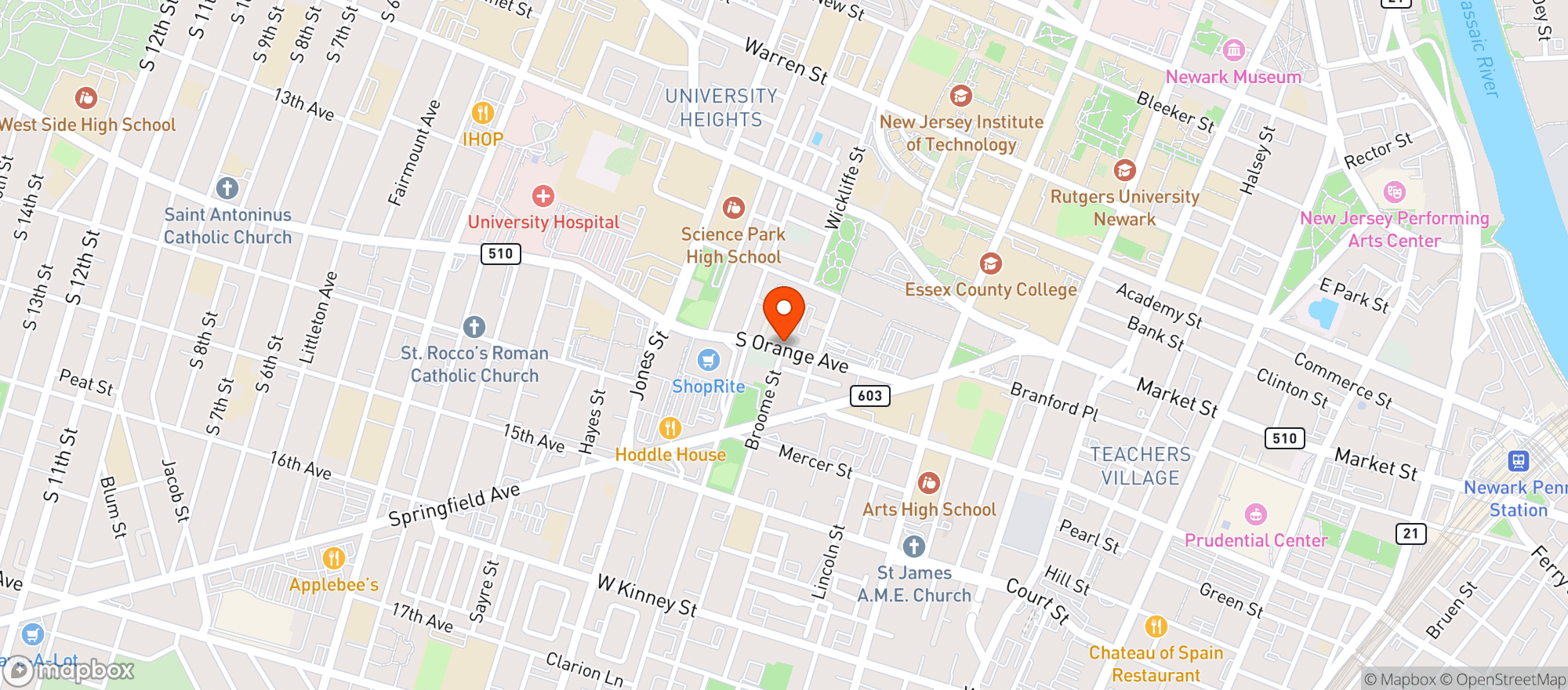 Map showing Neighbors Wine Shop