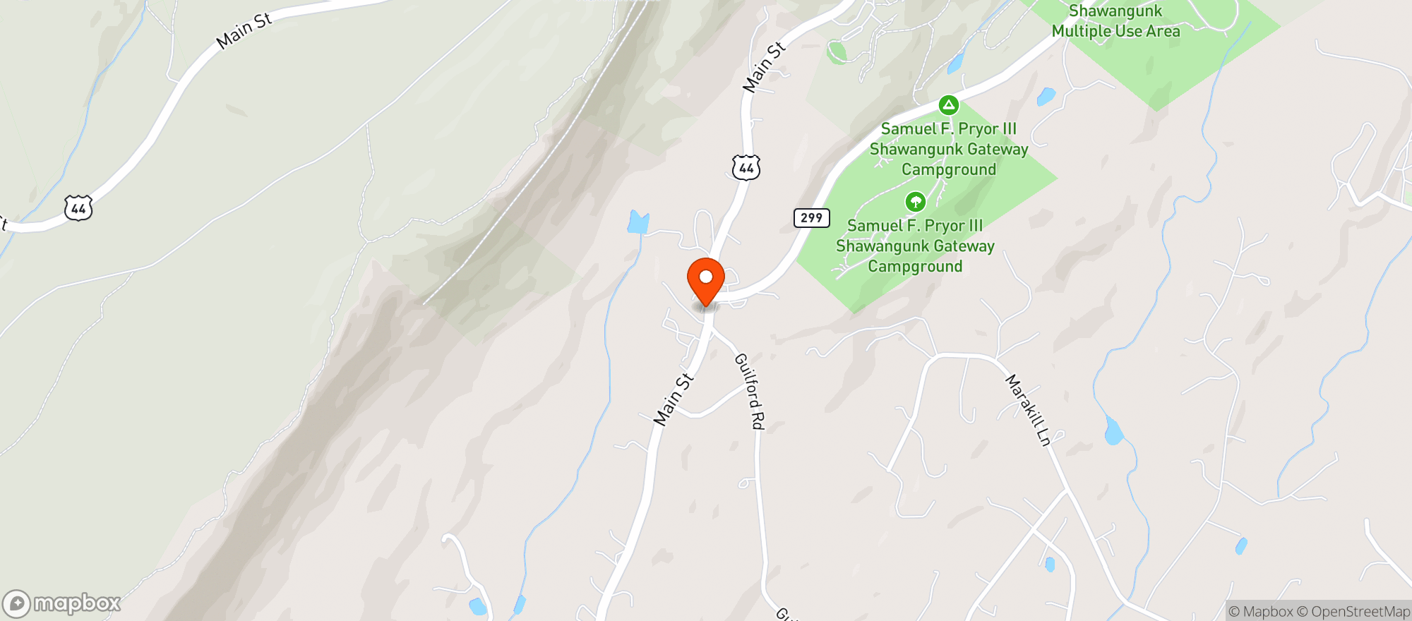 Map showing Mtn. Mkt