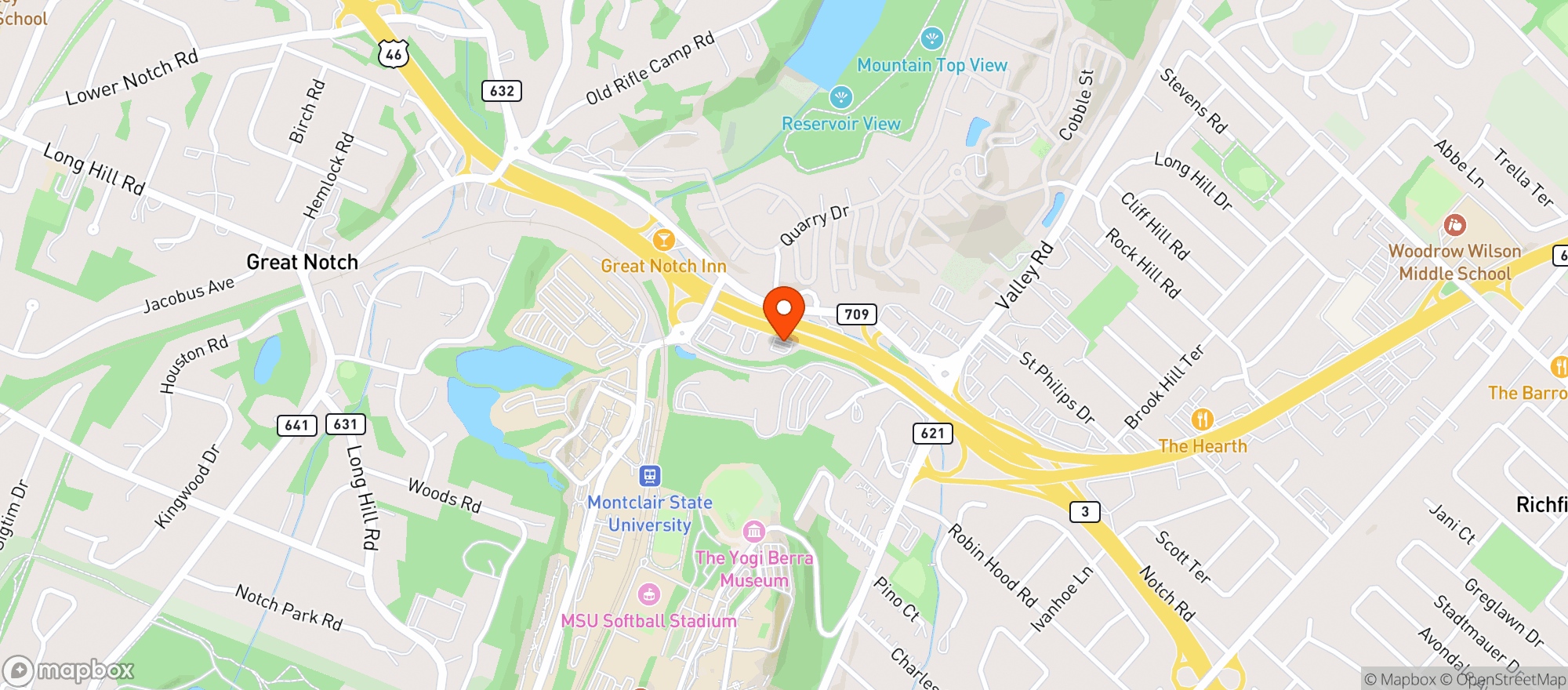 Map showing Tiger Mart