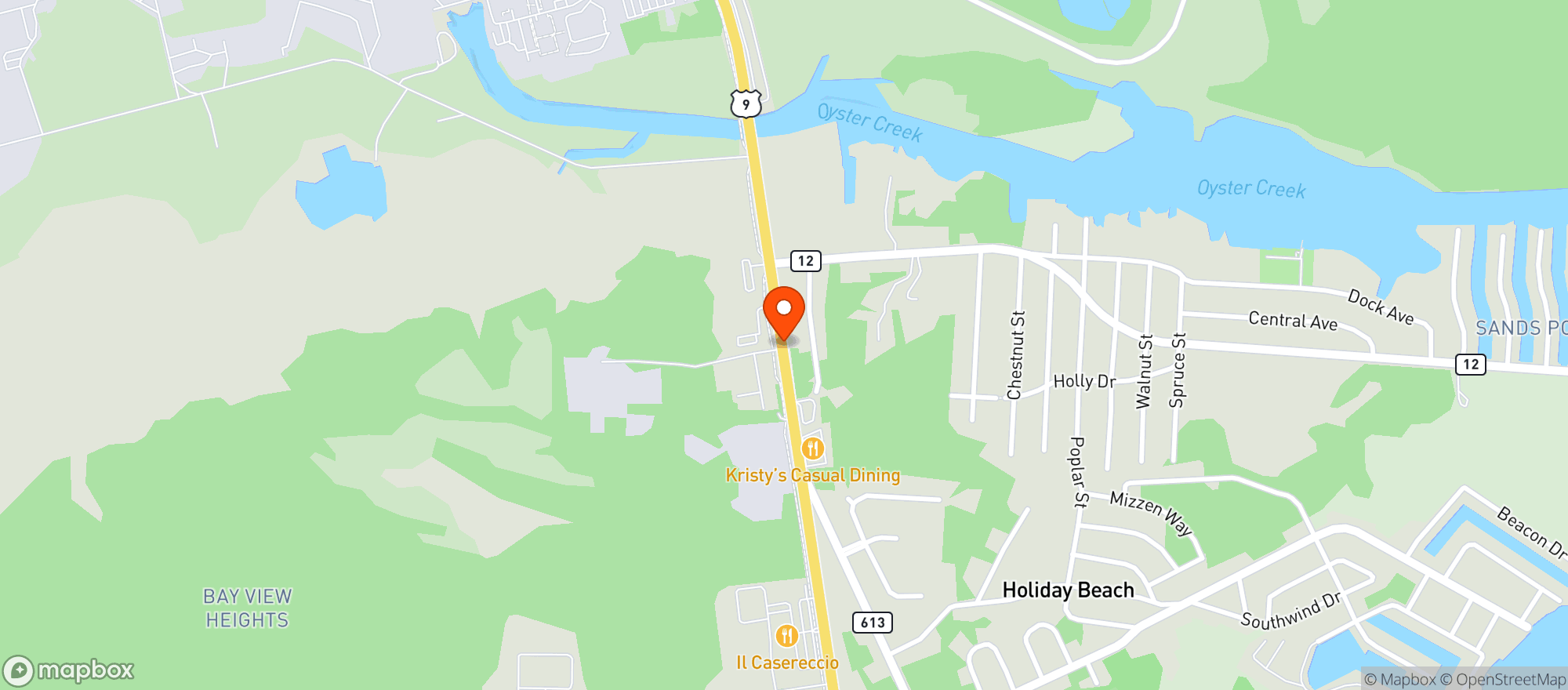 Map showing Makays Liquors