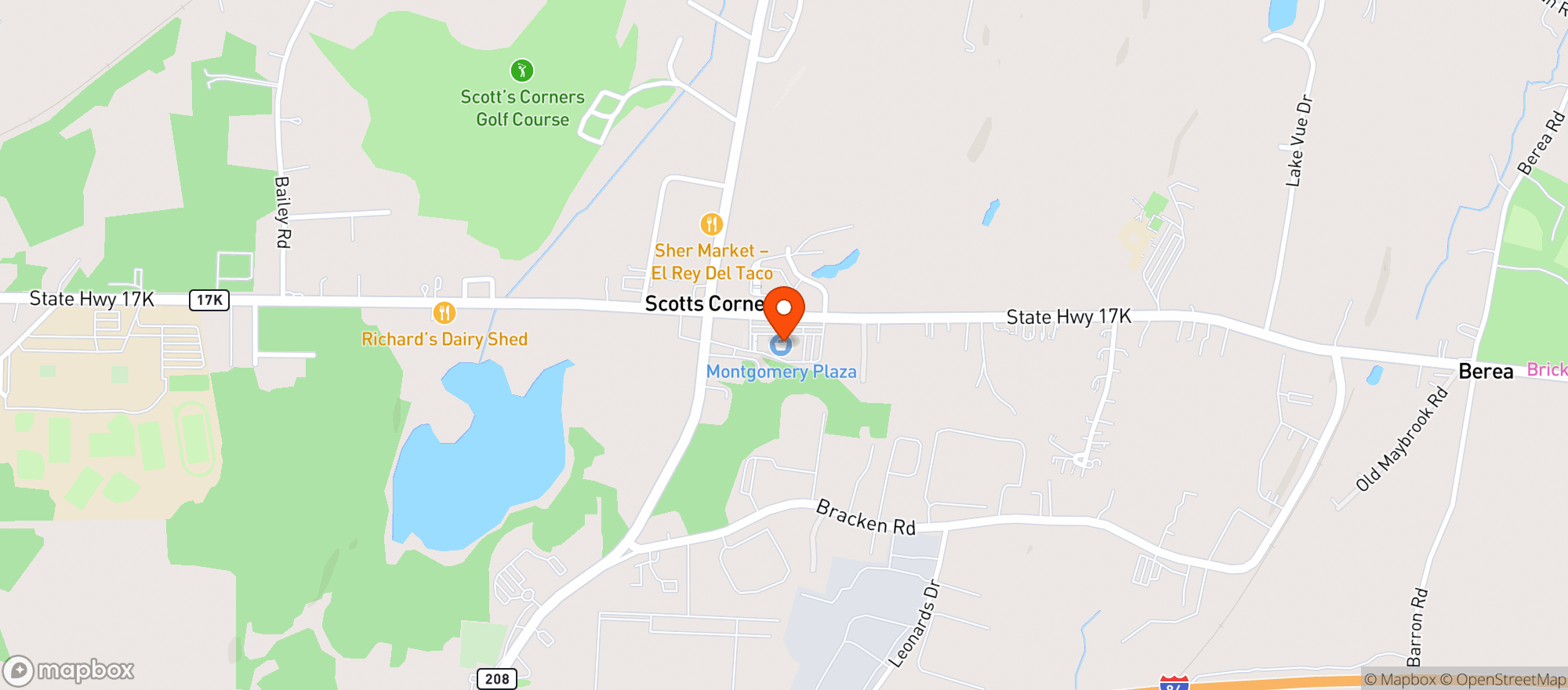 Map showing Beverages & Smoke Shop