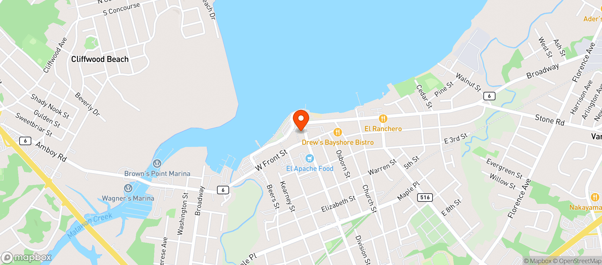 Map showing Chill Bar & Lounge
