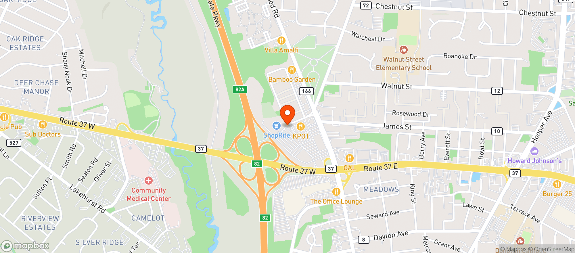 Map showing Buffalo Wild Wings Gril #3669