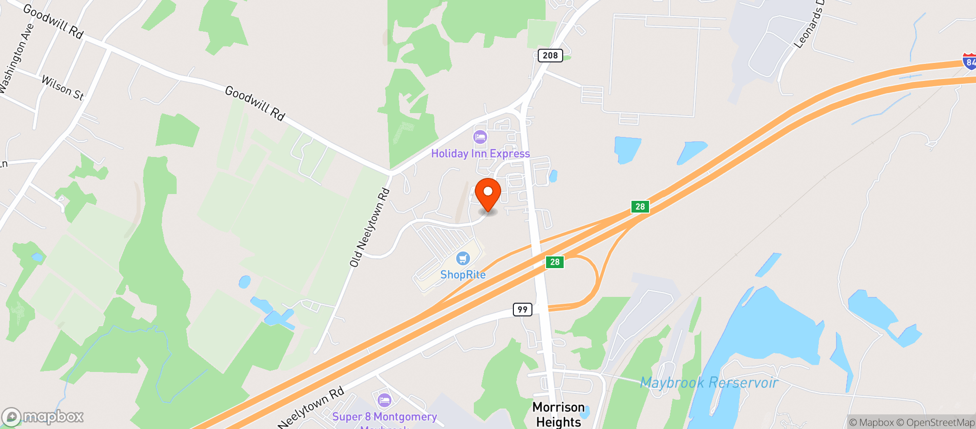 Map showing Shoprite