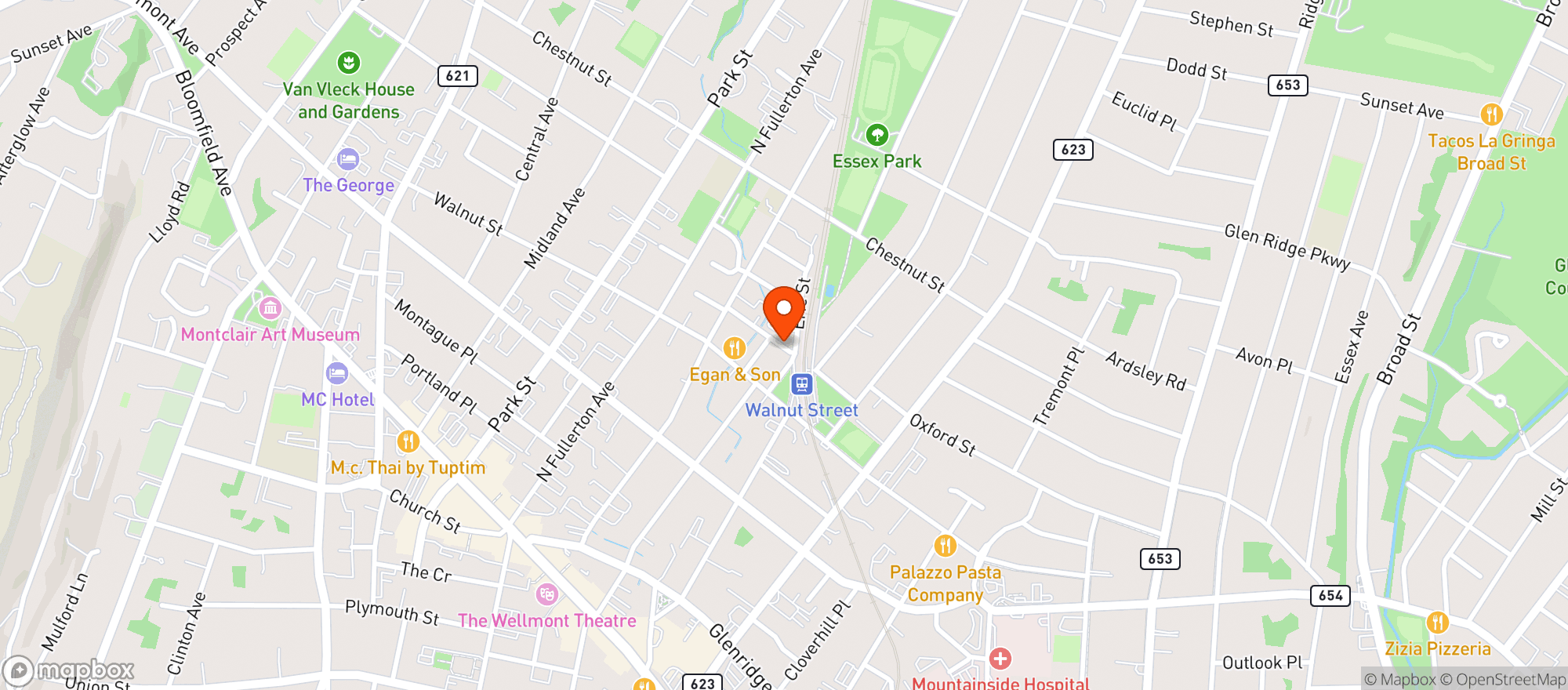 Map showing Oso Felipe Mexican Restaurant