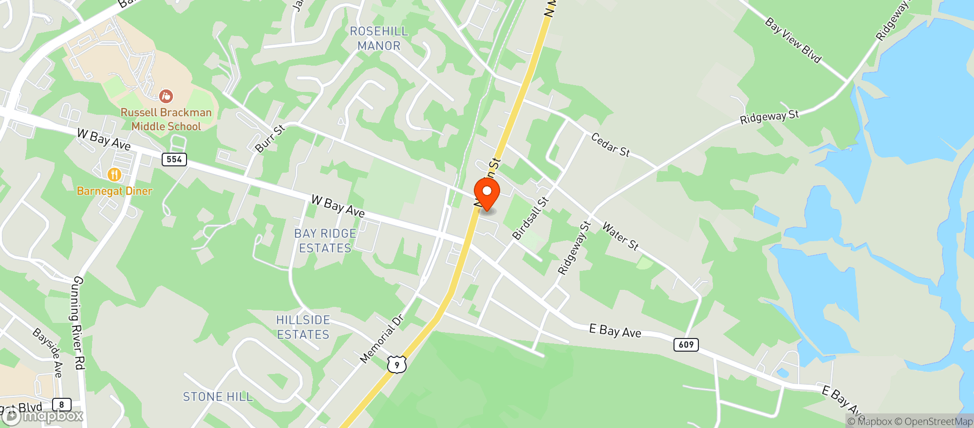Map showing Meyers Super Saver