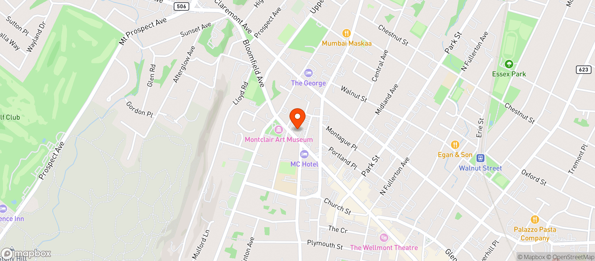 Map showing Wholefoods