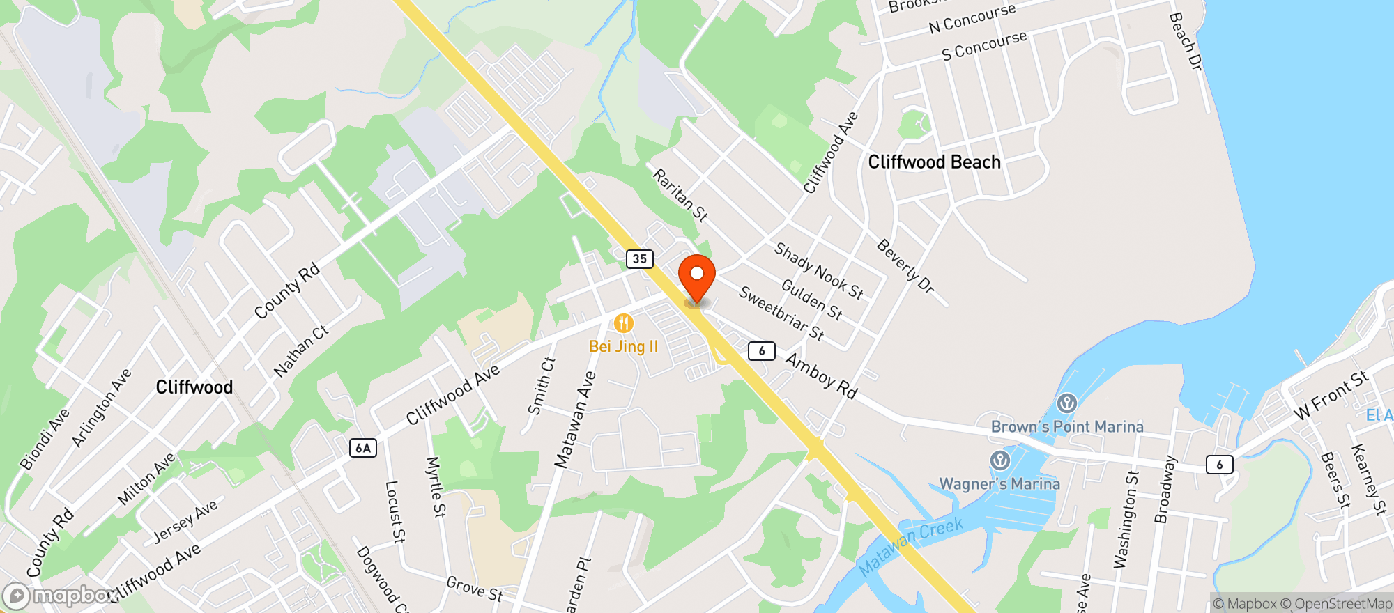 Map showing Sprouts Farmers Market - Aberdeen (947)