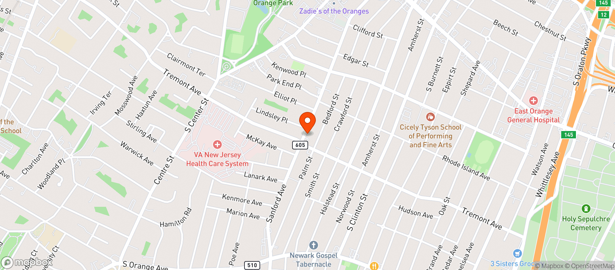Map showing Tremont Liquor E Or
