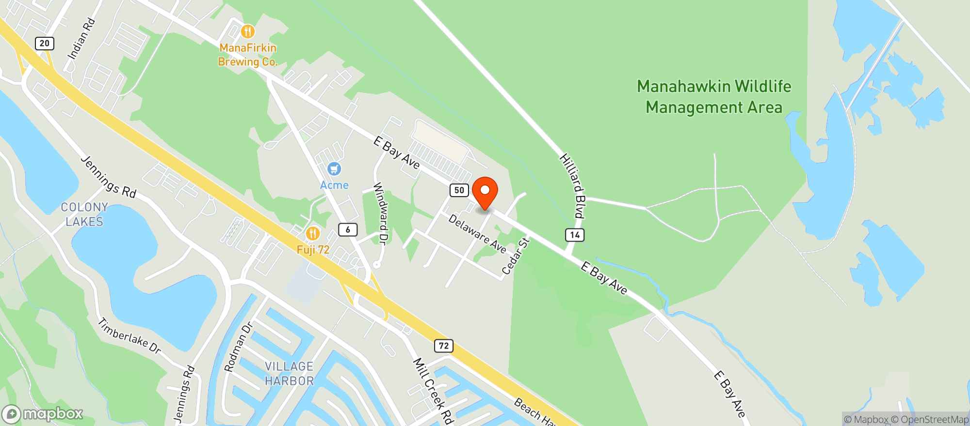 Map showing Prime Time Wellness Center