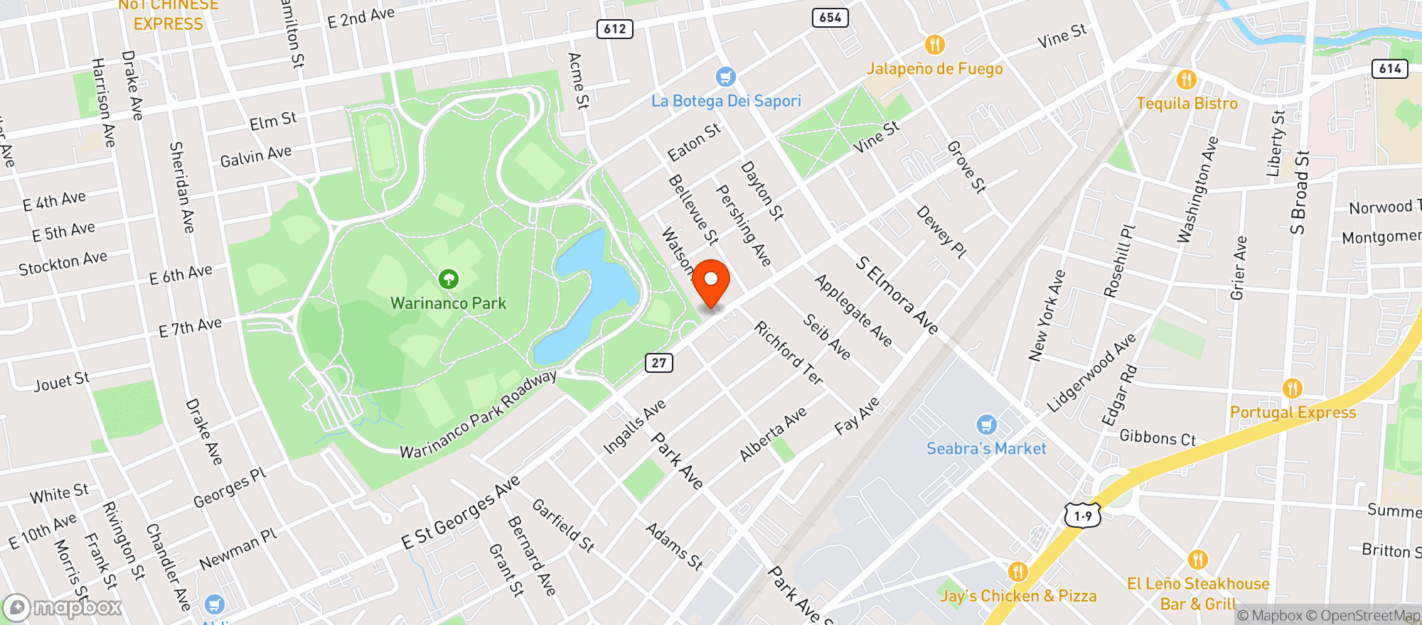 Map showing Super Discount Liquors